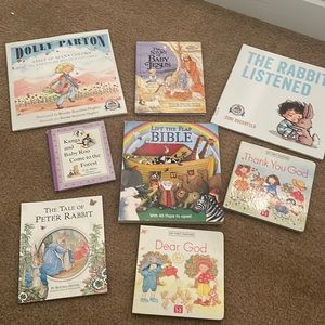 religious God Jesus kid children flap bible baby book prayer peter rabbit Easter